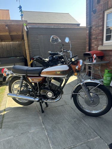 Yamaha yr5 350cc orange 1972 - yamaha,